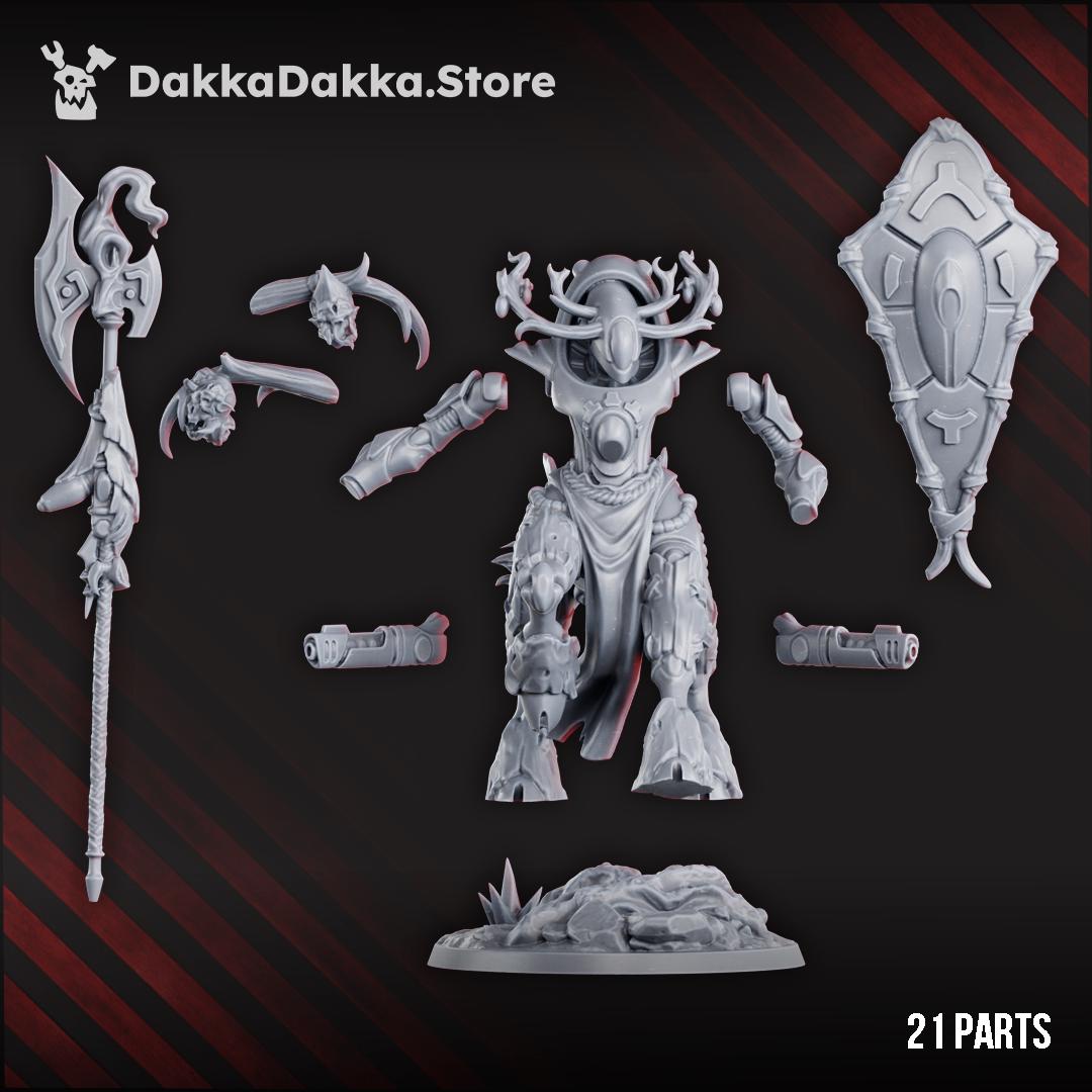Spacelair Embodimech – Heavy Sci-Fi Guardian Walker | 117mm Resin Miniature | Grimdark Wargame Compatible