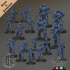 Antioch Army Bundle | Trench Compatible Resin Miniatures | Grimdark Infantry Force | Unpainted Resin Models | Kai Tech Design