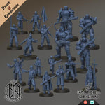 Antioch Army Bundle | Trench Compatible Resin Miniatures | Grimdark Infantry Force | Unpainted Resin Models | Kai Tech Design