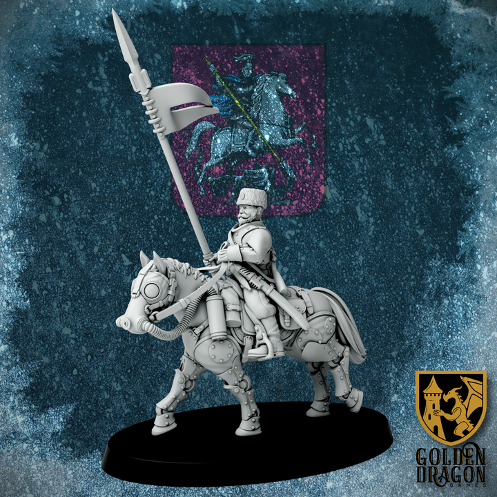 Russian Empire - Cossaks x5 | Mechanized Lancers | Golden Dragon Games
