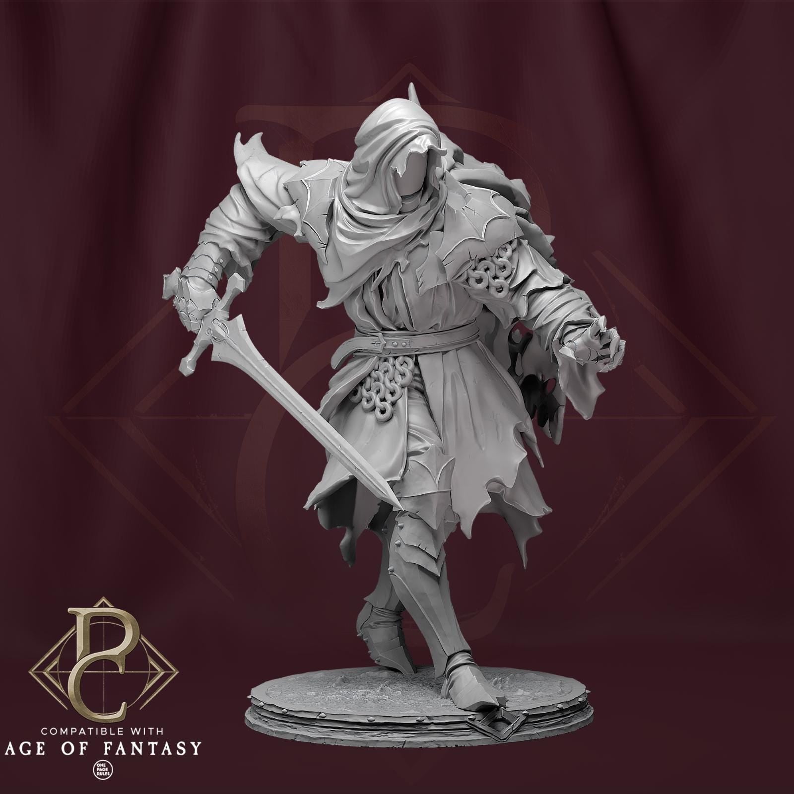 Savarkar - Trench Crusade Assassin Proxy - D&D Wraith, fighter, Rogue, warrior