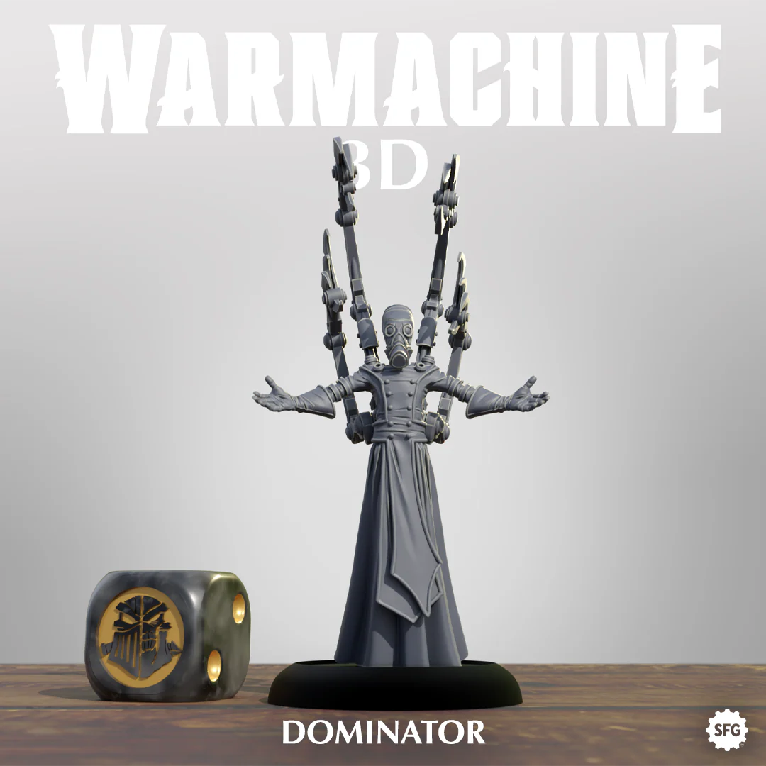 Dominator Resin Miniature | Warmachine| High-Quality 3D Printing Service