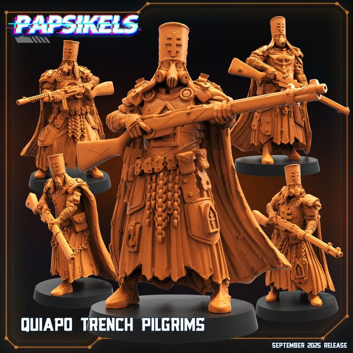 Quiapo Trench Pilgrims – Papsikels Miniatures | Trench Crusade Compatible