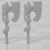 Bits- Custom Right Handed Chain Axe x10 -GrimDark OPR - Battle Brothers -Legion