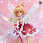 Card Catcher Magical Girl Statue – Winged Fairy Resin Display Figure – Unpainted 3D Printed Collector Model – Sculpted by KAI