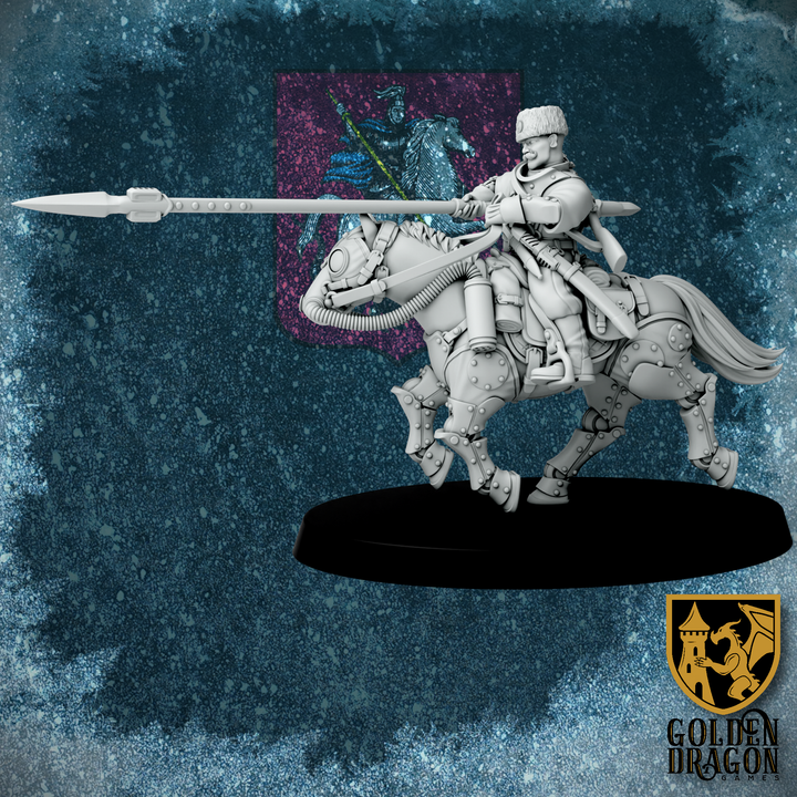Russian Empire - Cossaks x5 | Mechanized Lancers | Golden Dragon Games