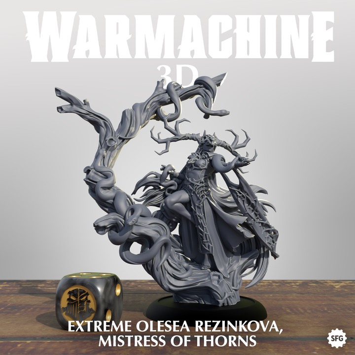 Extreme Olesea Reznikova | Old Umbrey Warlock | Warmachine | Printing Service