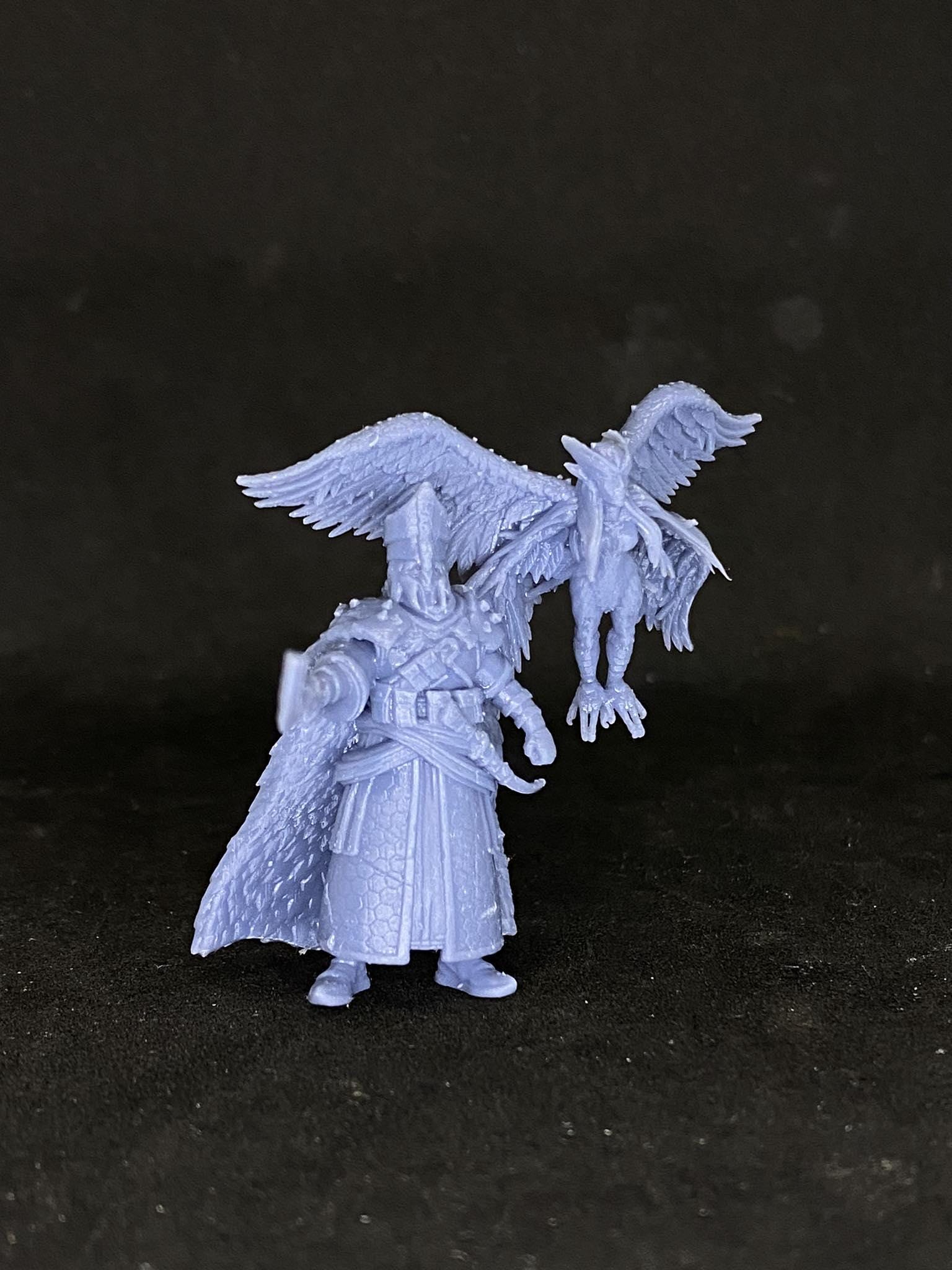 Marawi Sultan Captain | Grimdark Fantasy Commander | Trench Compatible | Unpainted Display Model | Papsikels Sculpt