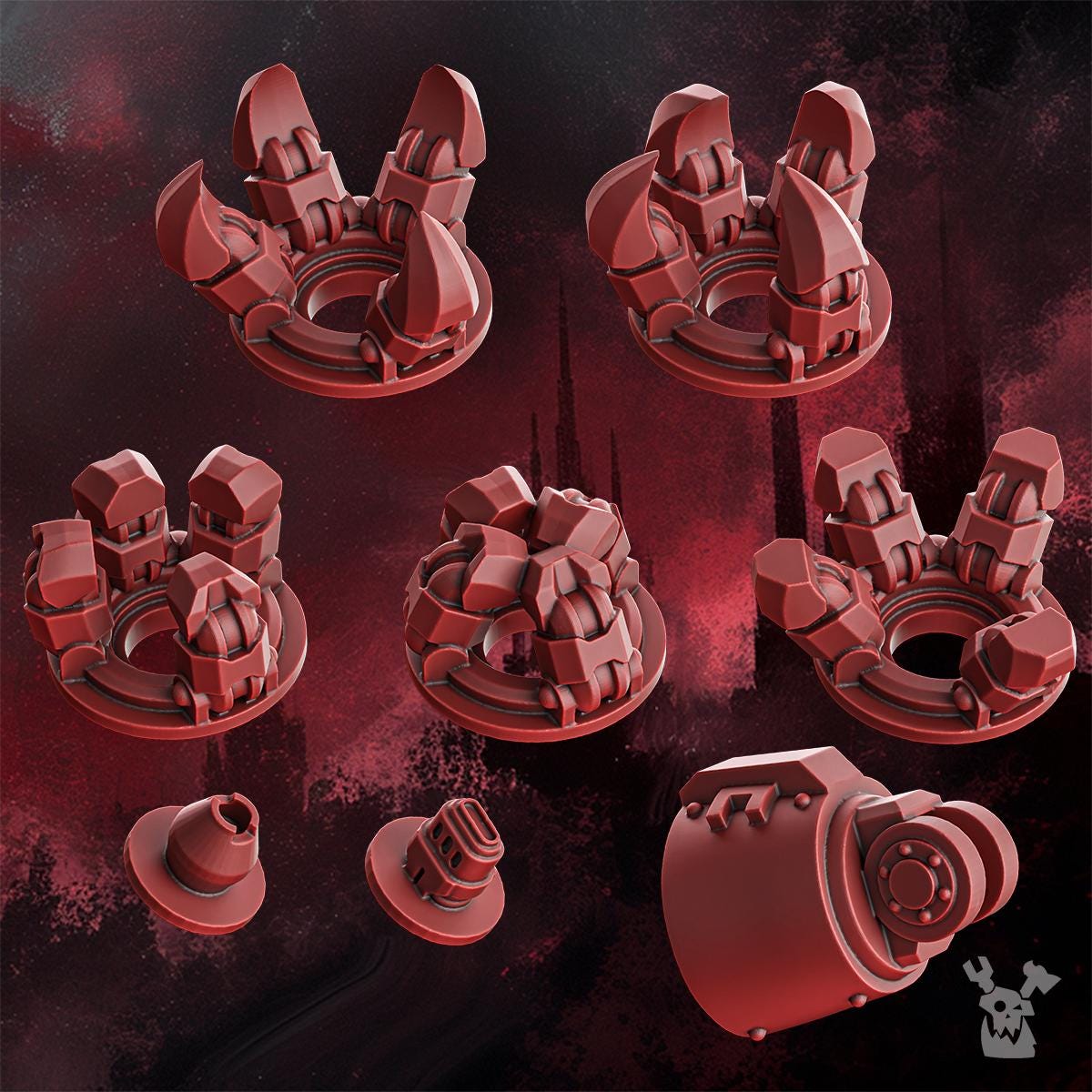 Crimson Wing Anciant Walker - DakkaDakka - Blood Angels proxy - HH - Dreadnought