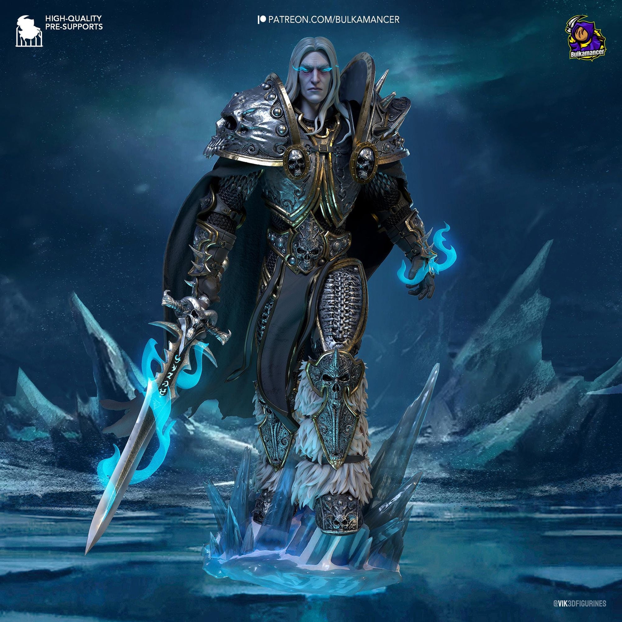 a computer generated image of a man with a sword