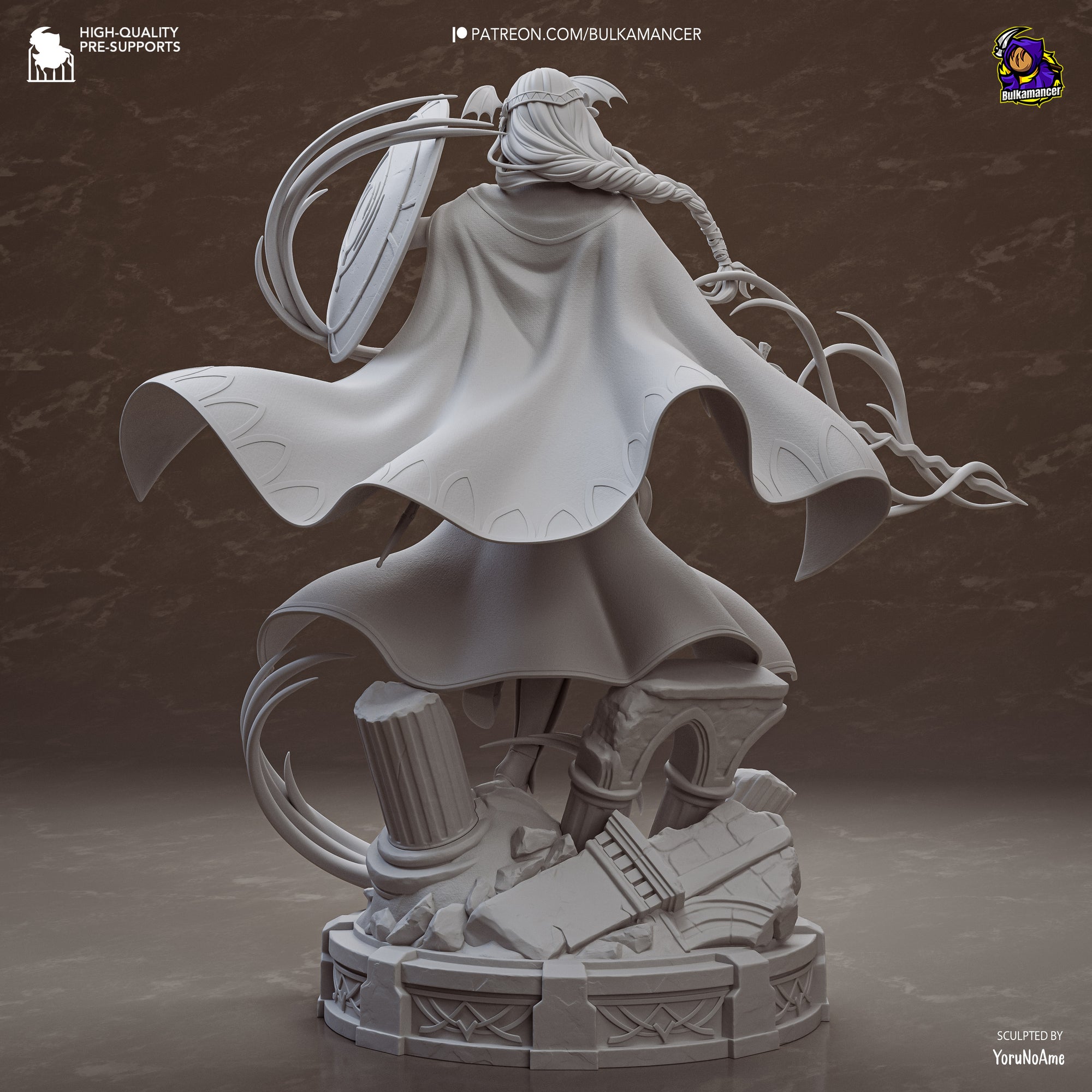 Saint of Legend Resin Statue •Warrior Display Figure Unpainted Collector Model