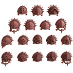 Fire Lizards shoulder pad x20 - DakkaDakka - Grimdark - Salamander Proxy