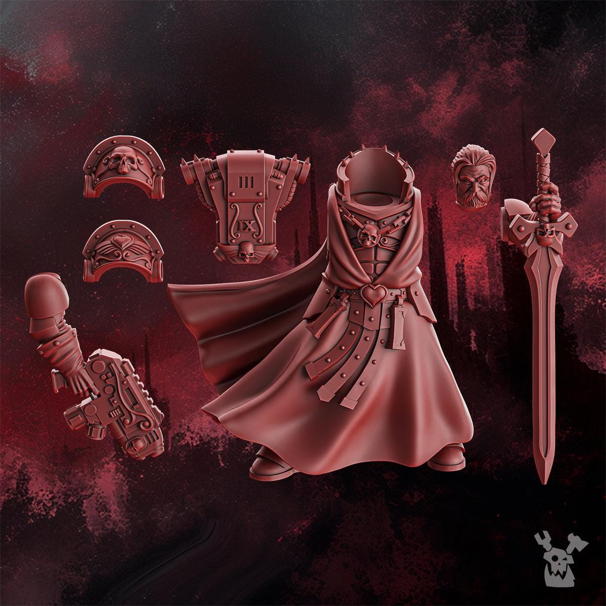 Crimson Wing Great Curator Mathias - DakkaDakka - Blood Angel Proxy
