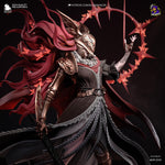 Blade of Rot Unpainted Resin Statue | Corrupted Sword Saint Warrior | Dark Fantasy Display Figure