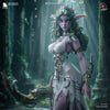 Wind Whisper Display Statue • 274mm Fantasy Elf Archer • Bulkamancer • Unpainted