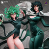 Psychic Duo Display Statue | Dynamic Resin Art Sculpture | Unpainted & Unassembled | High-Detail Collector Figurine | Bulkamancer