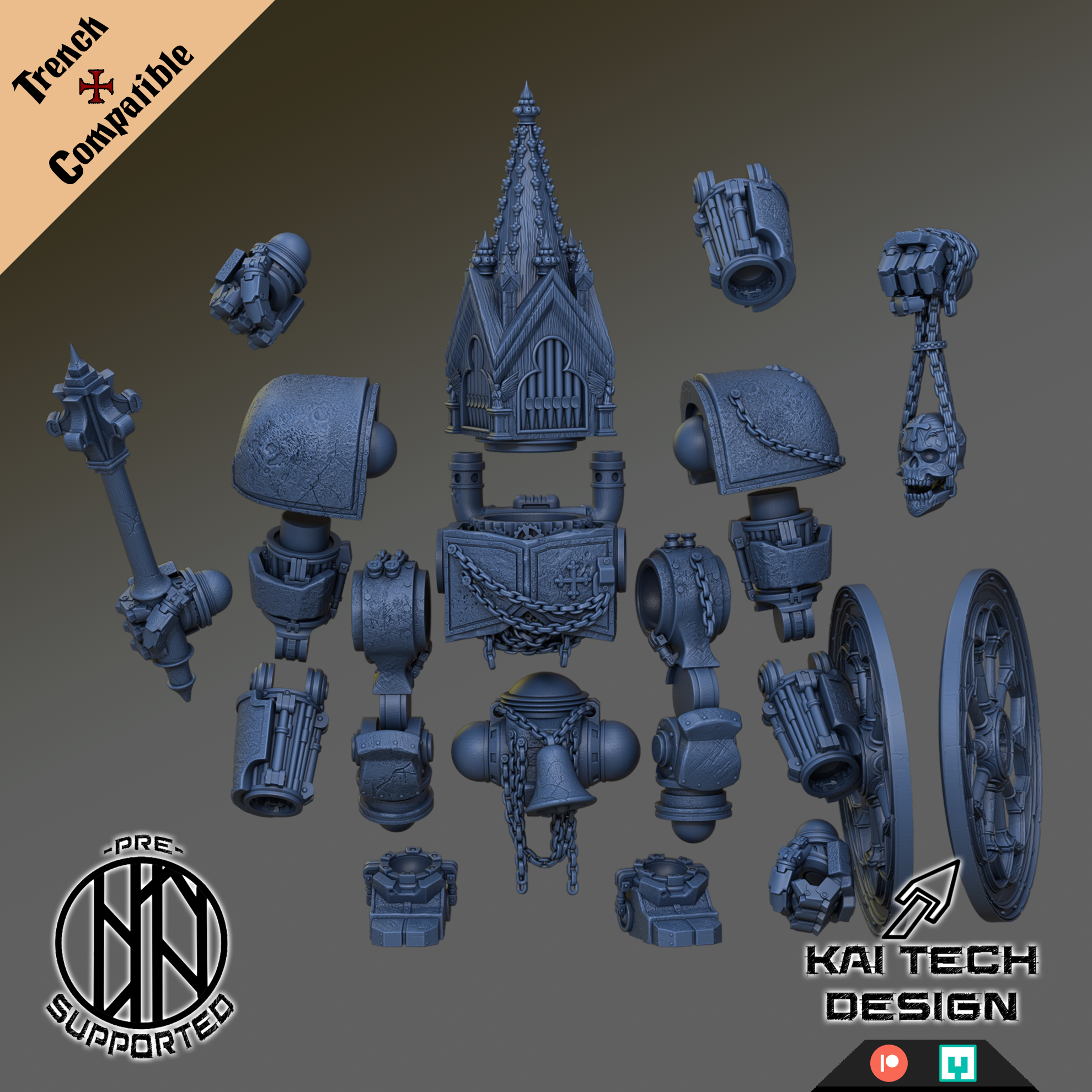 Shrine Anchorite – Trench Crusade Compatible | KaiTech | Organ Shrine