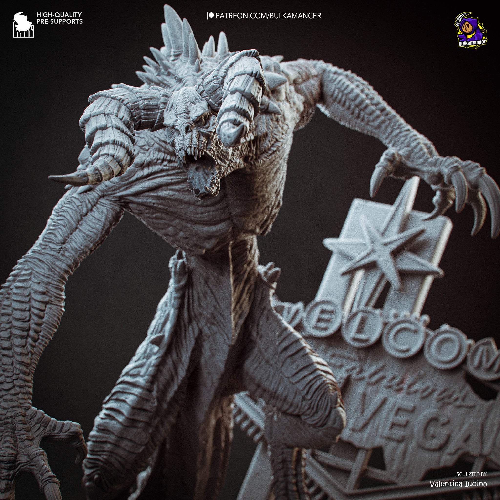 Claw of the Wasteland  Post-Apocalyptic Display Figure • Bulkamancer • Unpainted