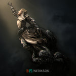 Torment of Faith Statue • Fantasy Figure • 75mm or 140mm • Unpainted • Nerikson