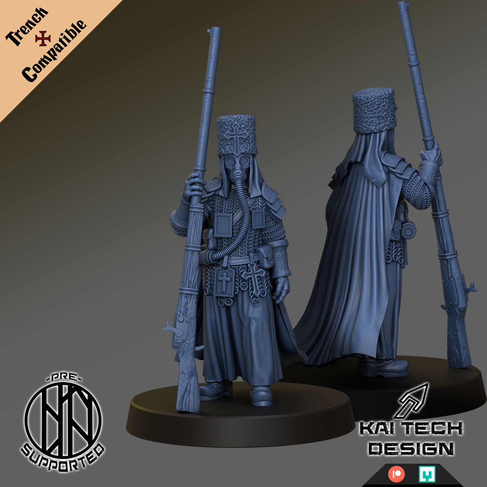 Castigator – Trench Crusade Compatible - KaiTech - Trench Style Base