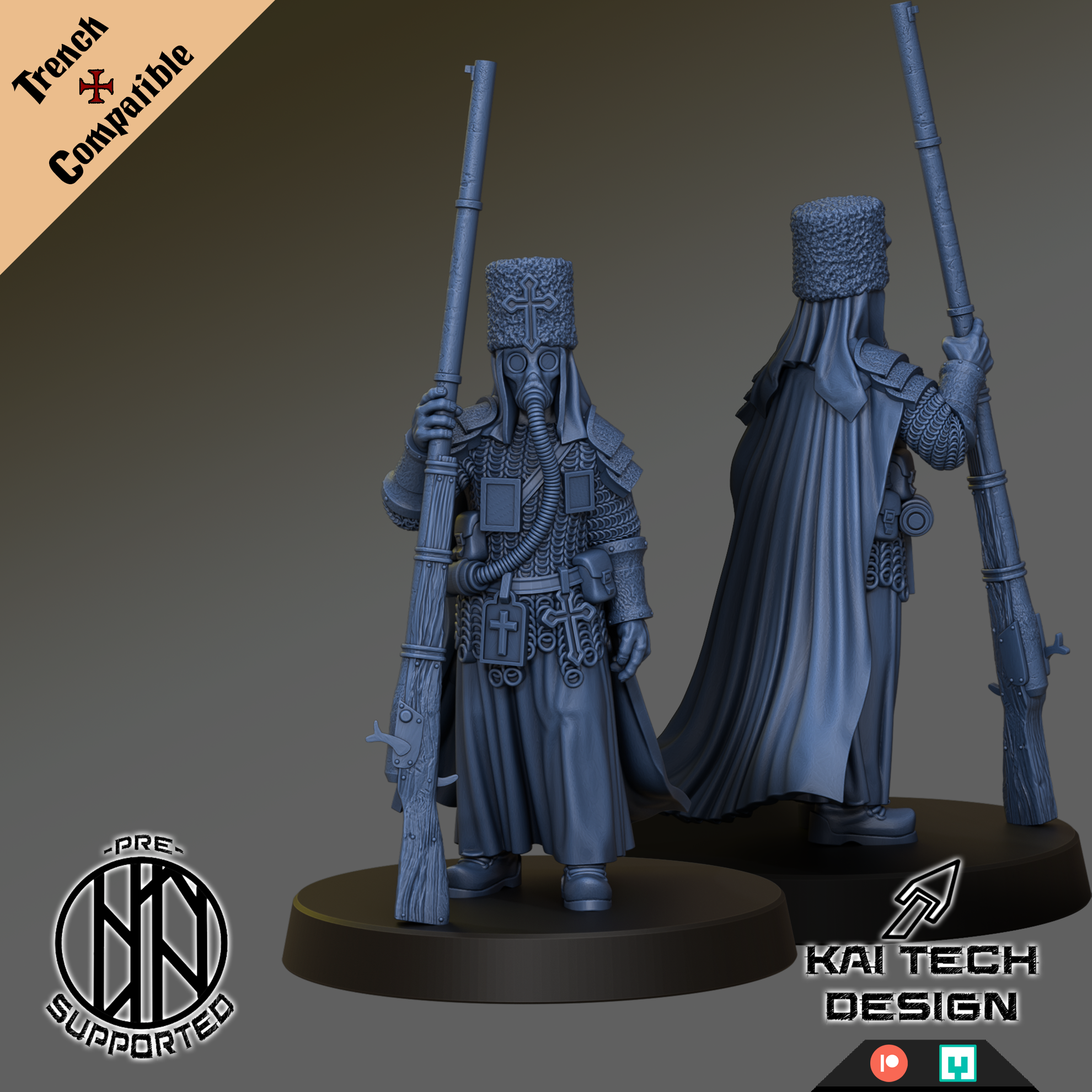 Castigator – Trench Crusade Compatible - KaiTech - Trench Style Base