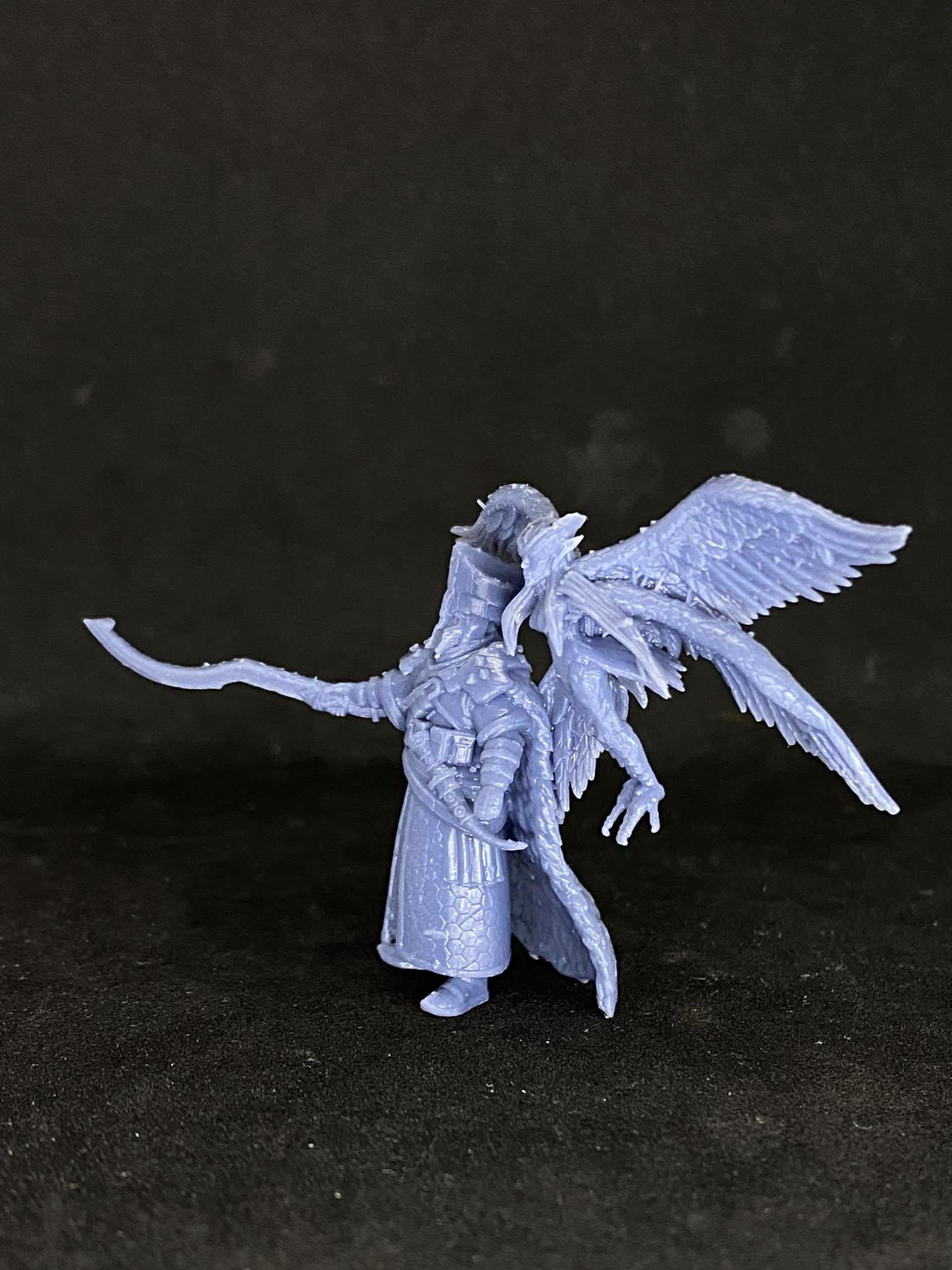 Marawi Sultan Captain | Grimdark Fantasy Commander | Trench Compatible | Unpainted Display Model | Papsikels Sculpt