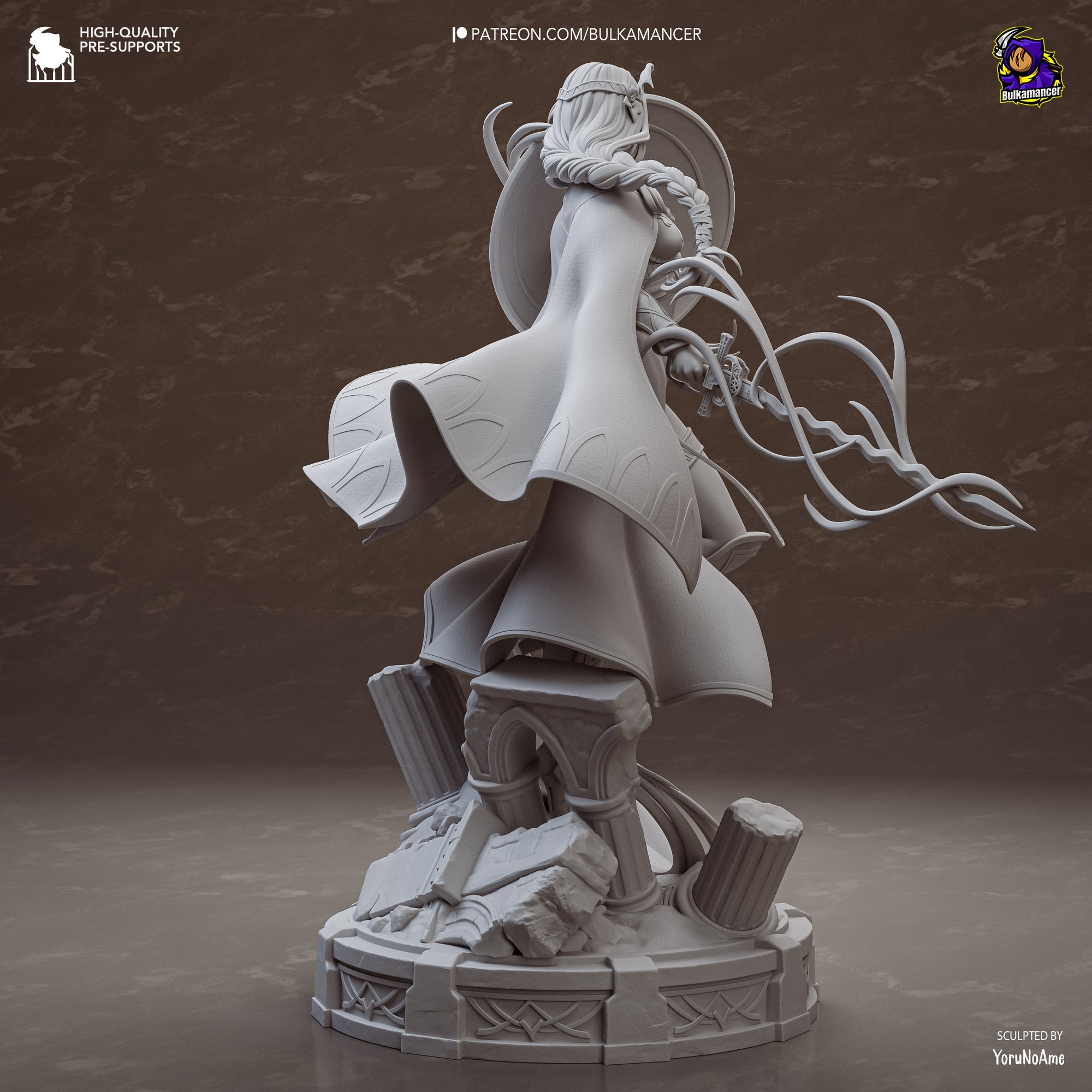 Saint of Legend Resin Statue •Warrior Display Figure Unpainted Collector Model