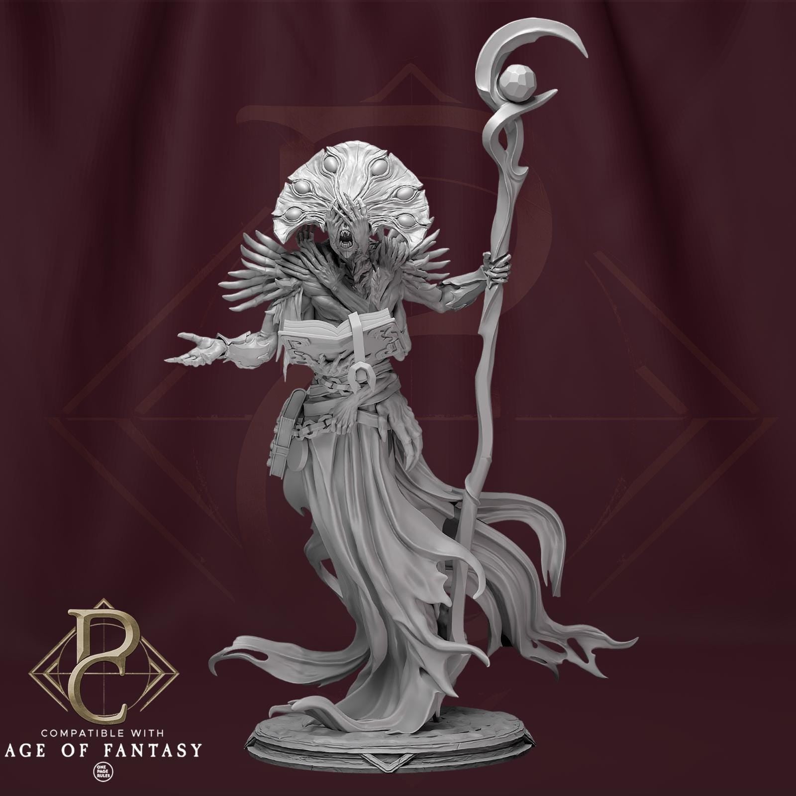 The Sorcerer - Trench Crusade Proxy - D&D Monster, Demon. Sorcerer, Wizzard.