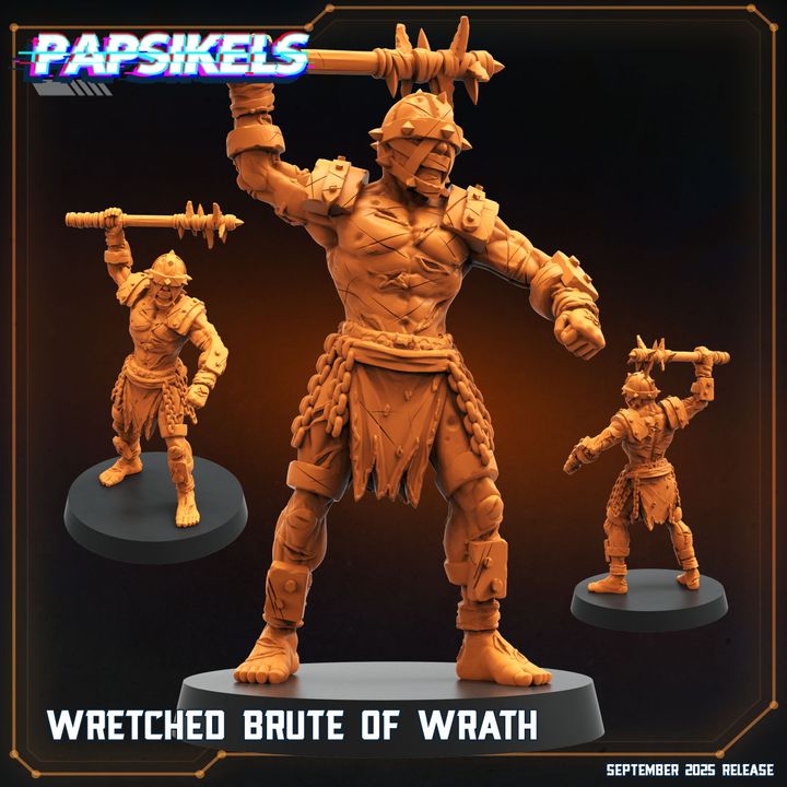 Wretched Brutes of Wrath – Papsikels Miniatures | Trench Crusade Compatible
