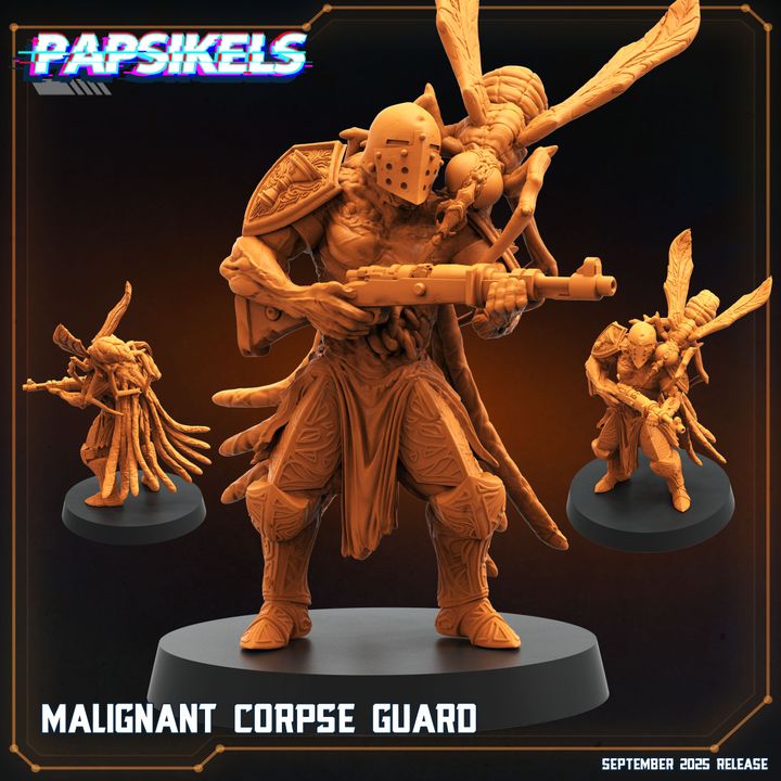 Malignant Corpse Guard – Papsikels Miniatures | Trench Crusade Compatible