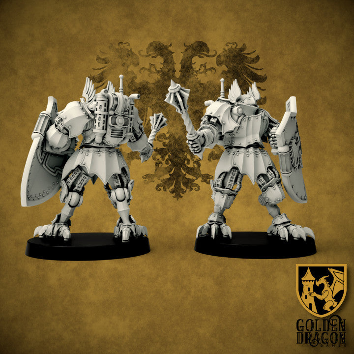 Holy Roman Empire - Knecht Battlesuits x3  | Golden Dragon Games | Marcher