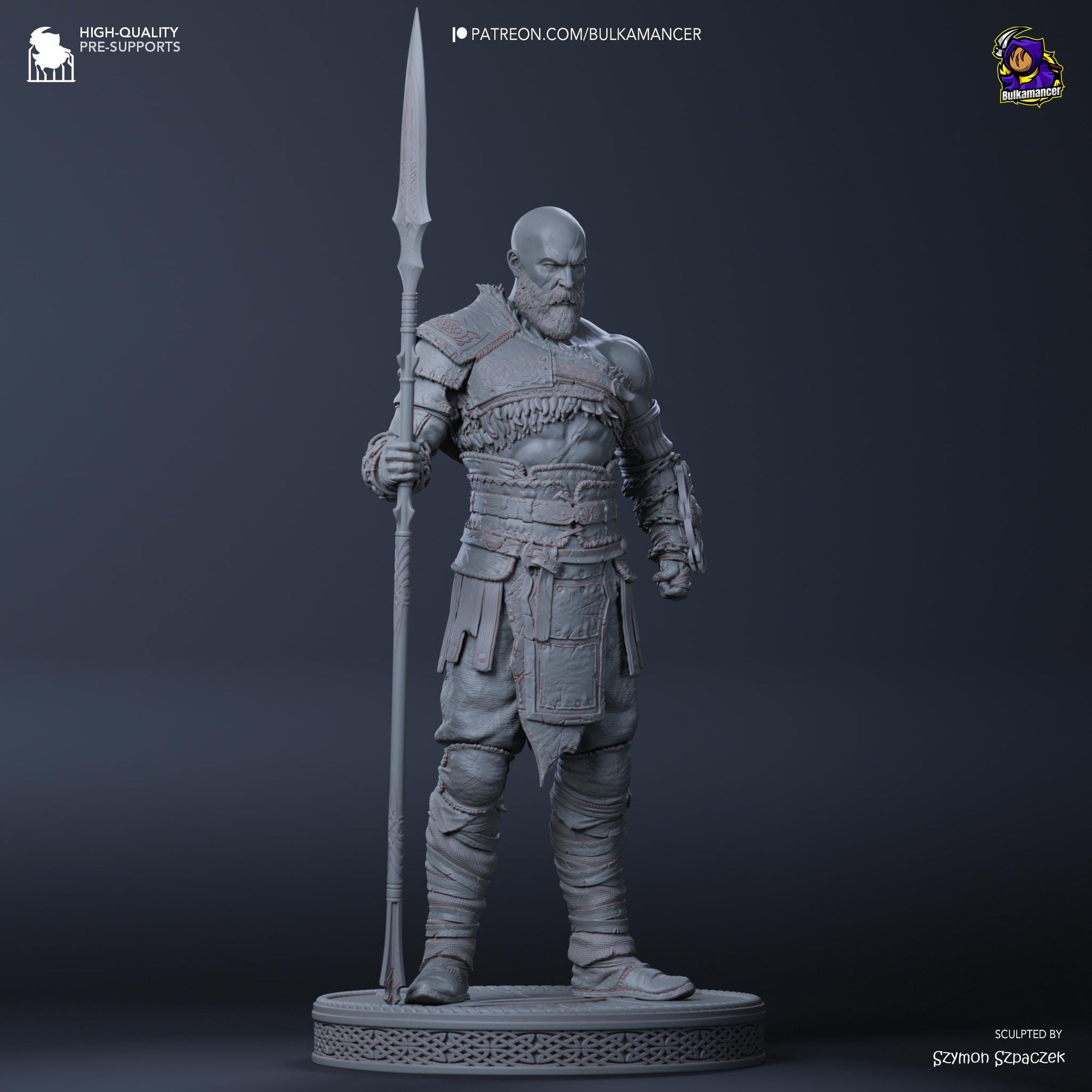 a statue of a man with a sword and armor