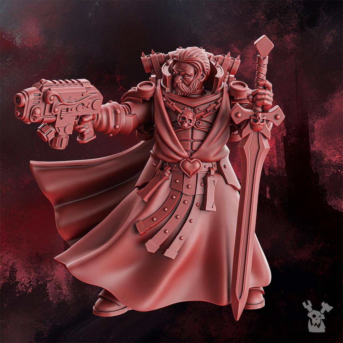 Crimson Wing Great Curator Mathias - DakkaDakka - Blood Angel Proxy