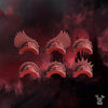 Crimson Wing Shoulder Pads x20 - Grimdark - Blood Angel Proxy