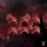 Crimson Wing Shoulder Pads x20 - Grimdark - Blood Angel Proxy