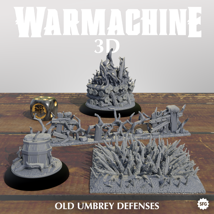 Old Umbrey Defence set - Warmachine - Printing Service