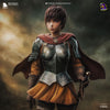 Unit Commander Unpainted Resin Statue | Female Knight Commander Figure | Fantasy Armor Display Model