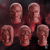 Crimson Wing Handsome Heads x20 - Blood Angel Proxy - Grimdark - Heresy - 40k