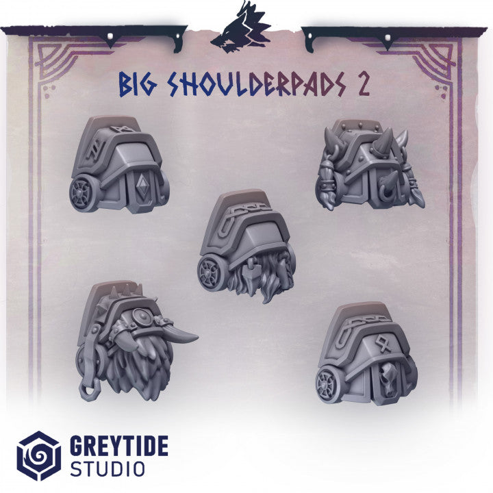 five different views of a futuristic helmet or headpiece, each with unique features and designs.