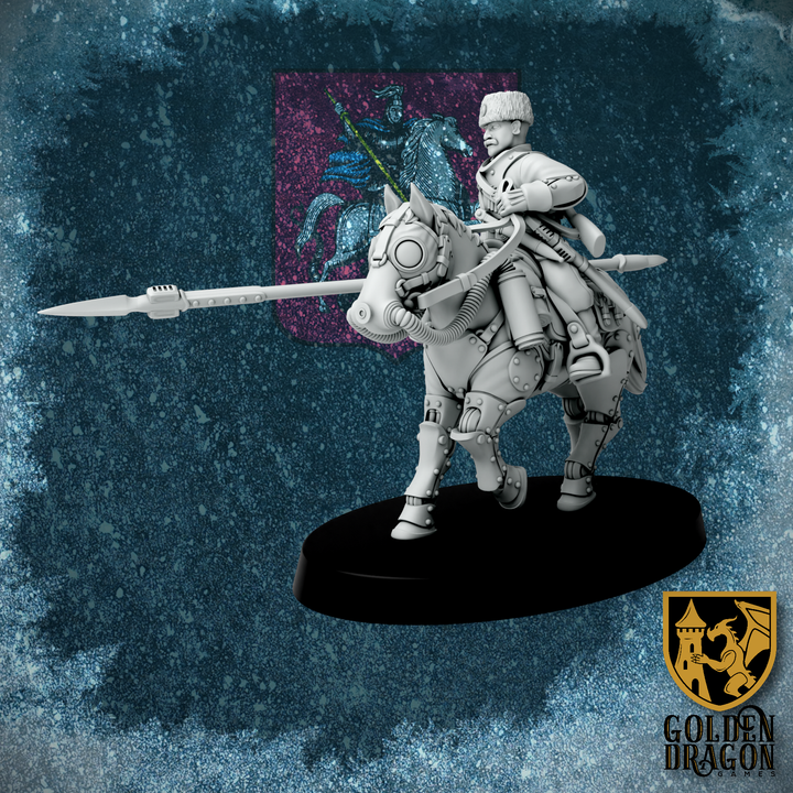 Russian Empire - Cossaks x5 | Mechanized Lancers | Golden Dragon Games