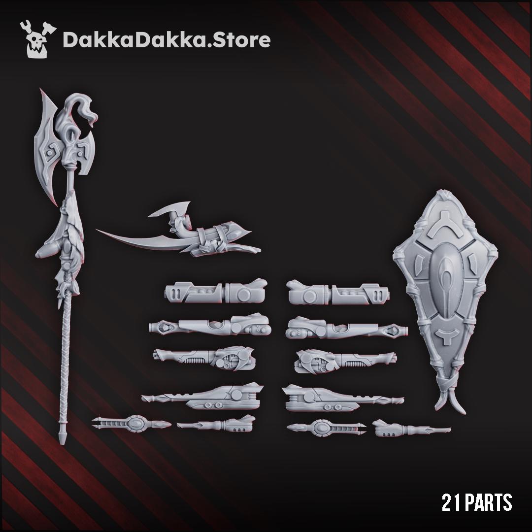 Spacelair Embodimech – Heavy Sci-Fi Guardian Walker | 117mm Resin Miniature | Grimdark Wargame Compatible
