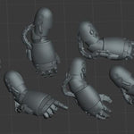 Bits- Custom Right Handed Power Fist x10 -GrimDark OPR - Battle Brothers -Legion